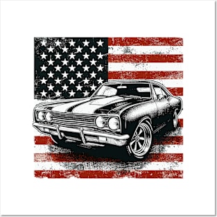 Muscle American Car Posters and Art